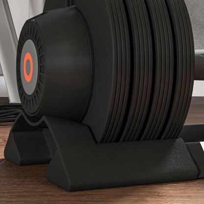 SPORTNOW Adjustable Dumbbells Set, 4-in-1 Weights Set with Storage Tray and Non-Slip Handle, 7KG 13KG 18KG 24KG