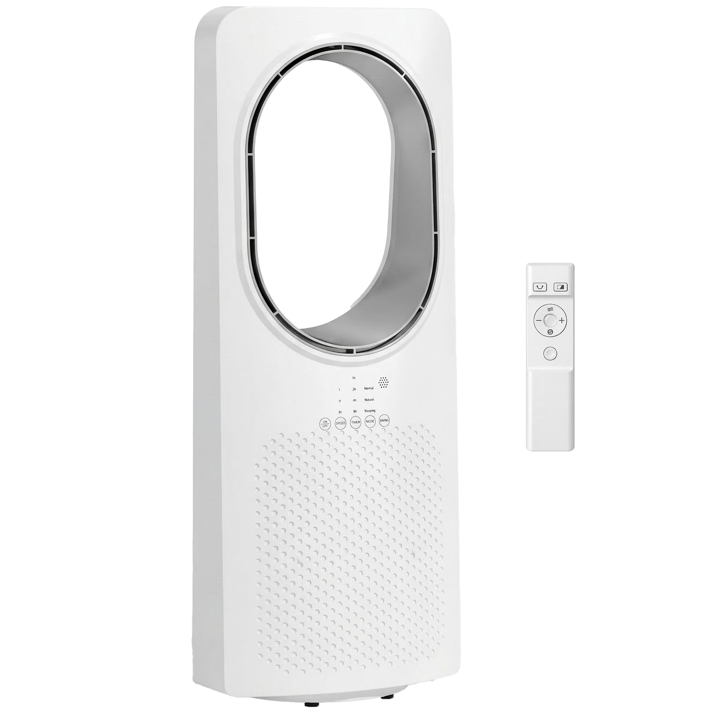 Tower Fan | 36dB Sleep Mode | 45° Oscillation | 3 Speeds & Modes | 15hr Timer | Remote | White