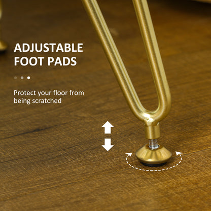 Velvet-Feel Bold Woven Footstool - Pink