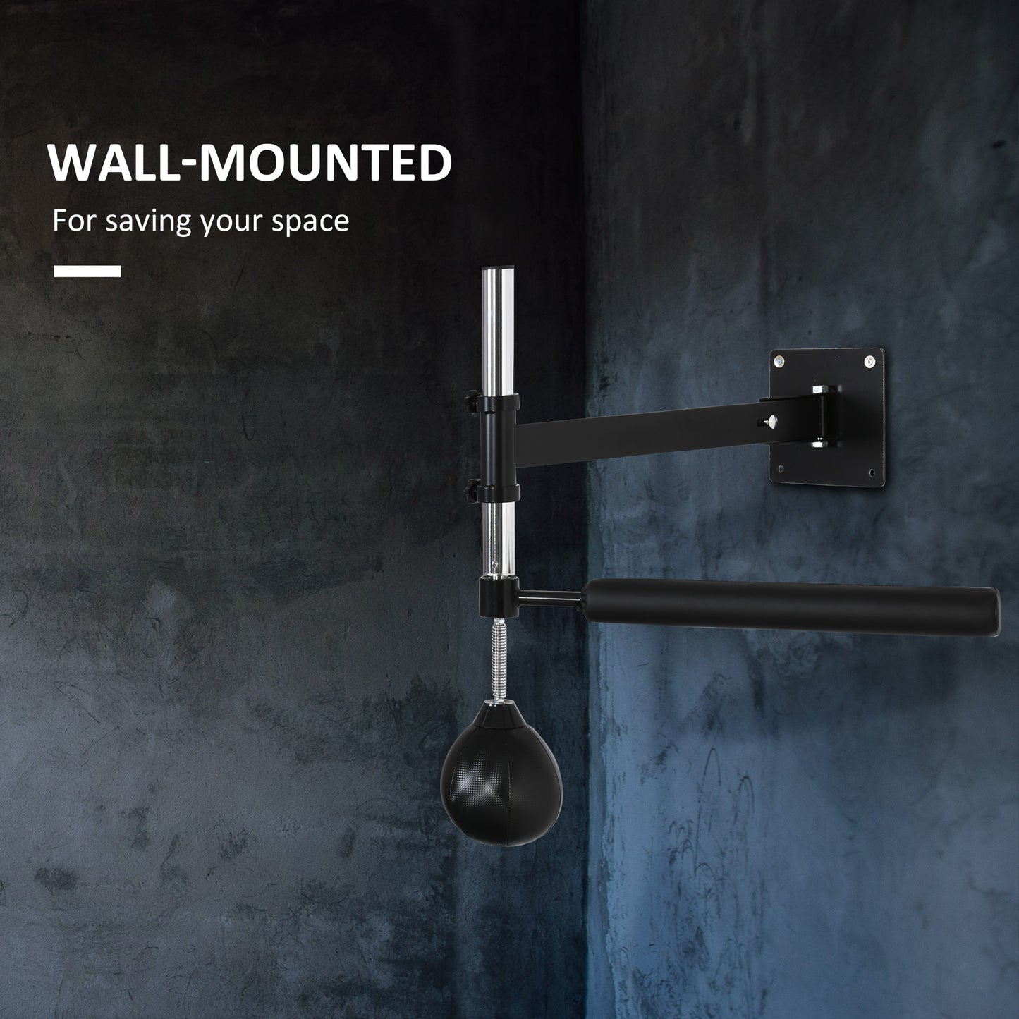 Wall Mount Height Adjustable Speed Bag Boxing, Height Adjustable Punching Bag, Training Kit