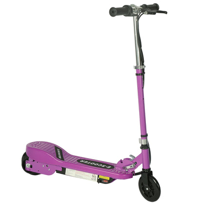 Foldable Electric Kids Scooter, Ride-on for Ages 7-14 Years, Purple
