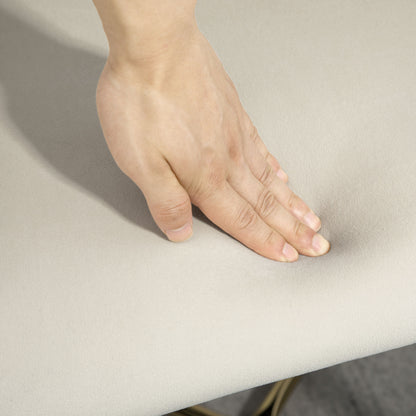 Modern Armchair Upholstered Accent Chair with Metal Base for Living Room