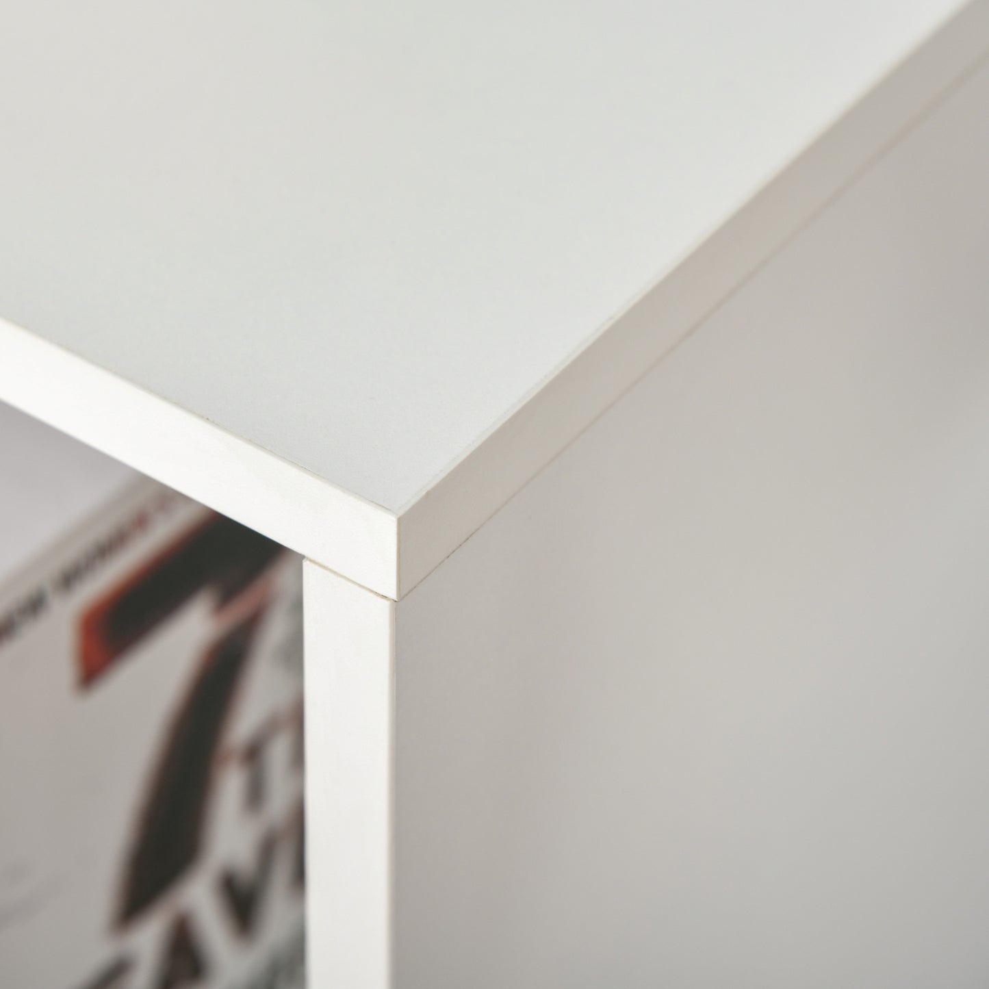 Freestanding Six-Cube Bookcase - Wood Effect