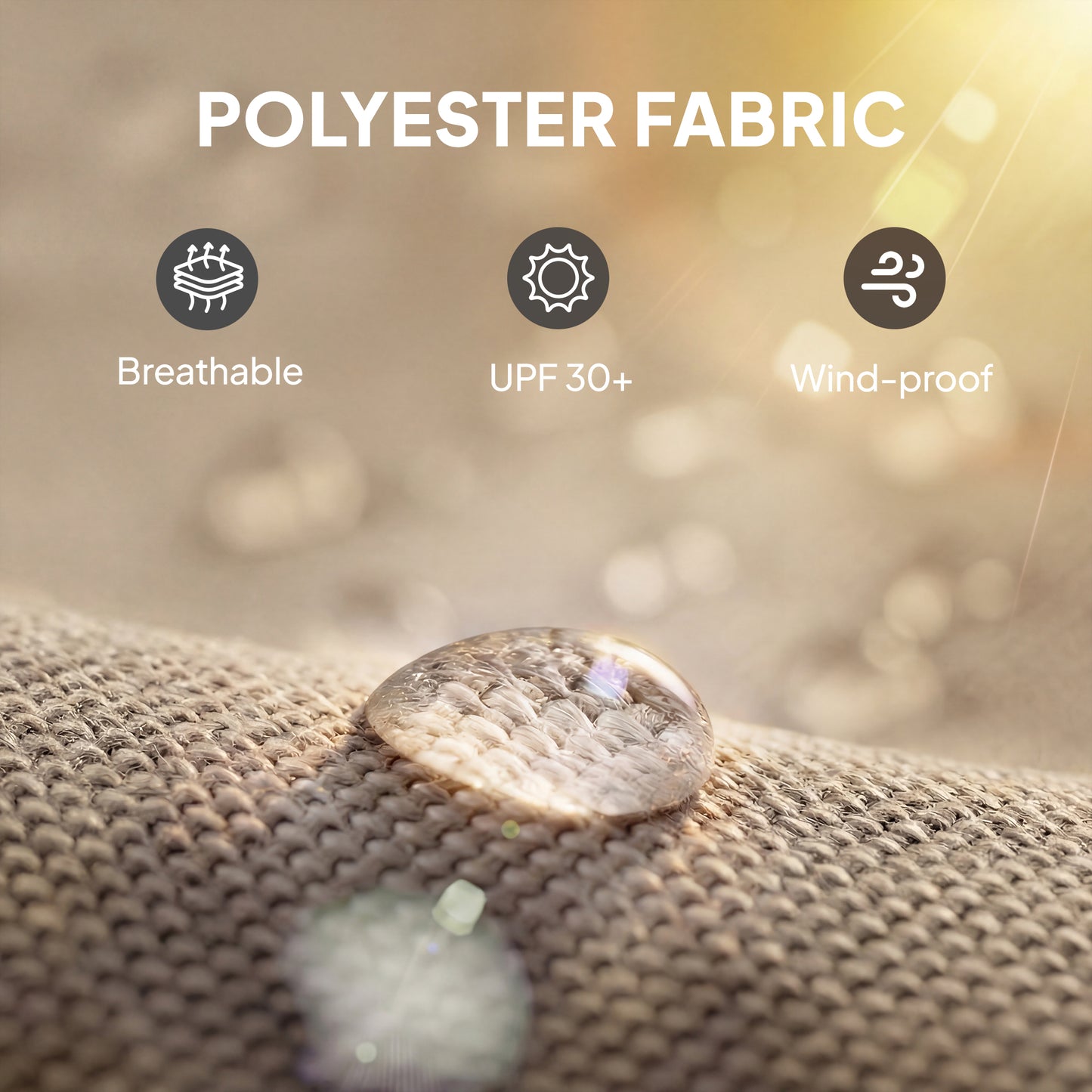 Outsunny 4 Pack Replacement Gazebo Curtains Privacy Panel for Most 3 x 3 m Gazebo, Outdoor Shelter Sidewalls, Khaki