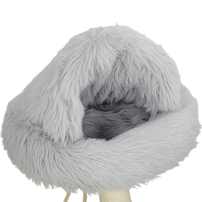 PawHut 115cm Modern Cat Tree | Branch-Style Sisal Scratching Post | 2 Washable Beds & Hanging Hammock | 60cm Base | Light Grey | For 1 Cat up to 6kg