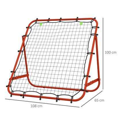 Adjustable Rebounder Net Kickback Target Goal for Teens Adults Training