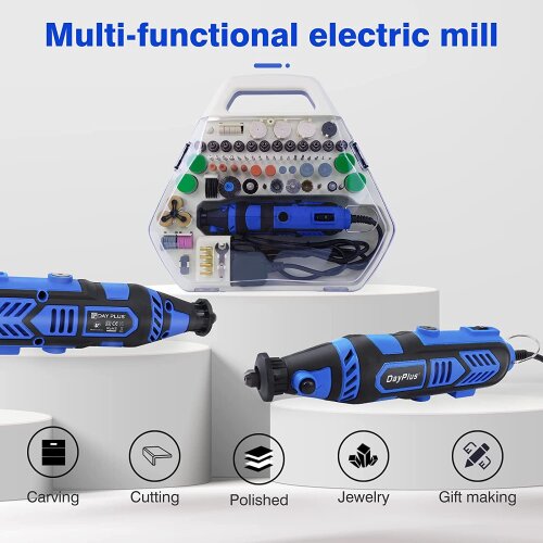 Rotary Multi Cutting Disc Tool Kit 135W With 252 Pcs of Accessories & Storage Case