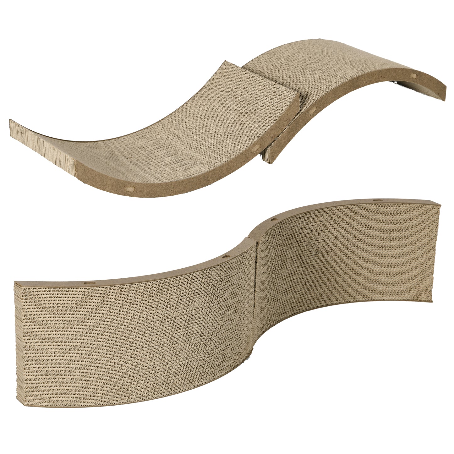 PawHut 4PCs Cat Scratching Board Cat Treadmill Replacement, 55 x 26cm, Brown