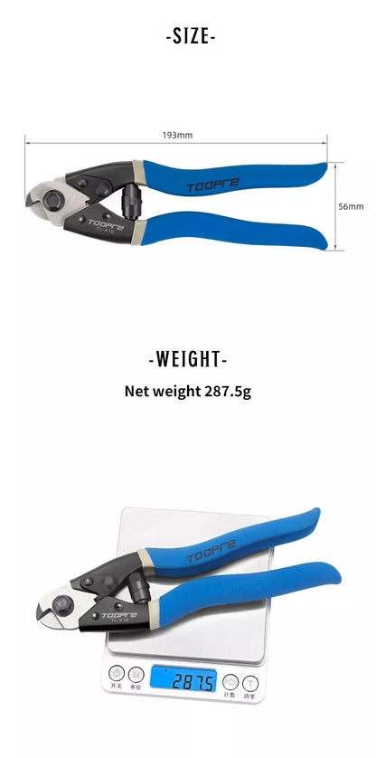 TOOPRE Mountain Road Bike Brake Line Variable Bicycle Cutting Pliers Speed Line Pipe Inner Wire Multi Functional Cutters
