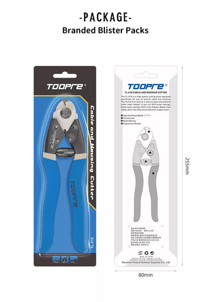 TOOPRE Mountain Road Bike Brake Line Variable Bicycle Cutting Pliers Speed Line Pipe Inner Wire Multi Functional Cutters