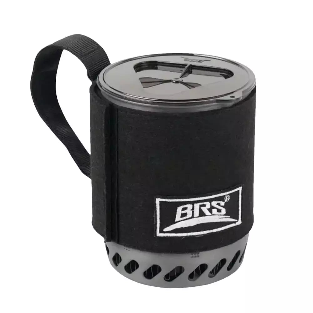 Ultralight Camping Pot Stove With Heat Exchanger Portable Gas Stove Quick Burn Coffee Cup Furnace Backpacking Camp Burner