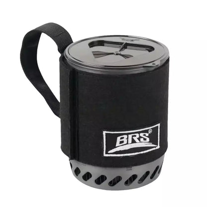 Ultralight Camping Pot Stove With Heat Exchanger Portable Gas Stove Quick Burn Coffee Cup Furnace Backpacking Camp Burner