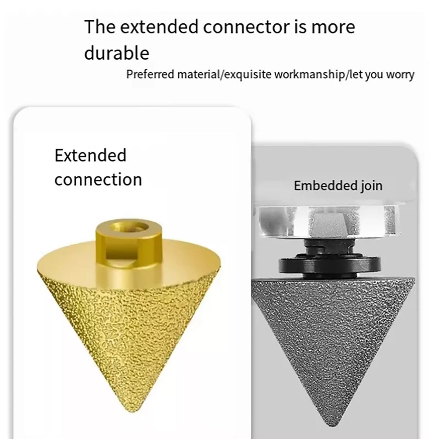 Diamond Bevelling Chamfer Bit Thread Diamond Countersink Drill Bit Hole Opener for Tile Marble Stone Granite Ceramic