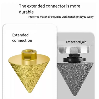 Diamond Bevelling Chamfer Bit Thread Diamond Countersink Drill Bit Hole Opener for Tile Marble Stone Granite Ceramic