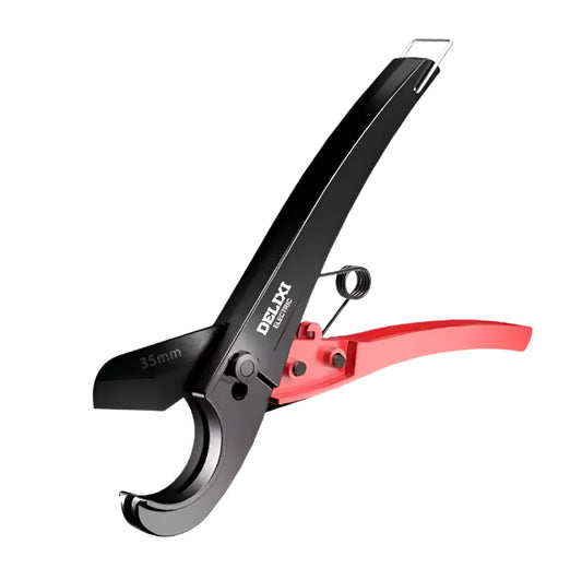 Pipe Cutters, Pipe Scissors SK5 Alloy Material Ratchet Cutter PVC/PU/PP/PE Hose Cutting Hand Tool