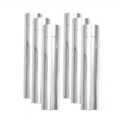 Portable Firewood Stainless Steel Outdoor Camping Hiking Wood Burning Stove Fire Chimney Stove Pipe Set Only
