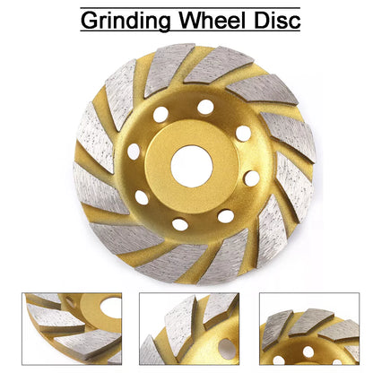 4 Inch 100ml Diamond Grinding Disc Abrasive Cup Wheel Wear Resistant Diamond Sanding Wheel Durable Angle Grinder Disc For Concrete