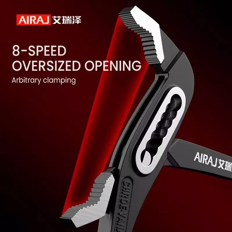 10 Inch Multifunctional Adhesive Pump Pliers, Quick Release Water Pipe Pliers, Industrial Grade Electrician Tool