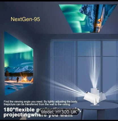 Magcubic Projector Hy300 4K Android 11 Dual Wifi6 200 ANSI H713 BT5.0 1080P 1280*720P Home Cinema Outdoor Projector