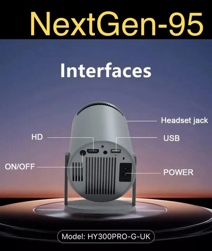 Magcubic Projector Hy300 4K Android 11 Dual Wifi6 200 ANSI H713 BT5.0 1080P 1280*720P Home Cinema Outdoor Projector