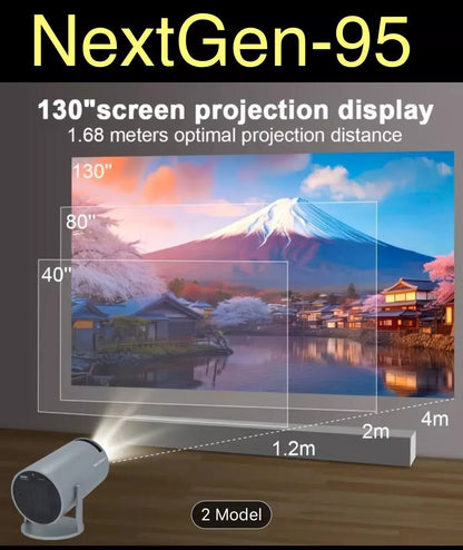 Magcubic Projector Hy300 4K Android 11 Dual Wifi6 200 ANSI H713 BT5.0 1080P 1280*720P Home Cinema Outdoor Projector