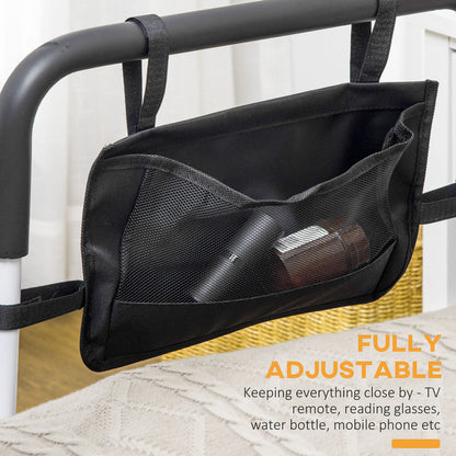 Safety Balance Helper Bed Rail Height Adjustable Support Assist Aid Grab Bar With Storage Pocket