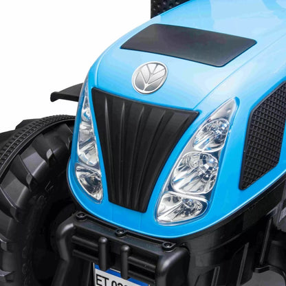 Officially Licensed Kids New Holland 24V Electric Tractor – Ride-On with MP3, Parental Control & Fun Features