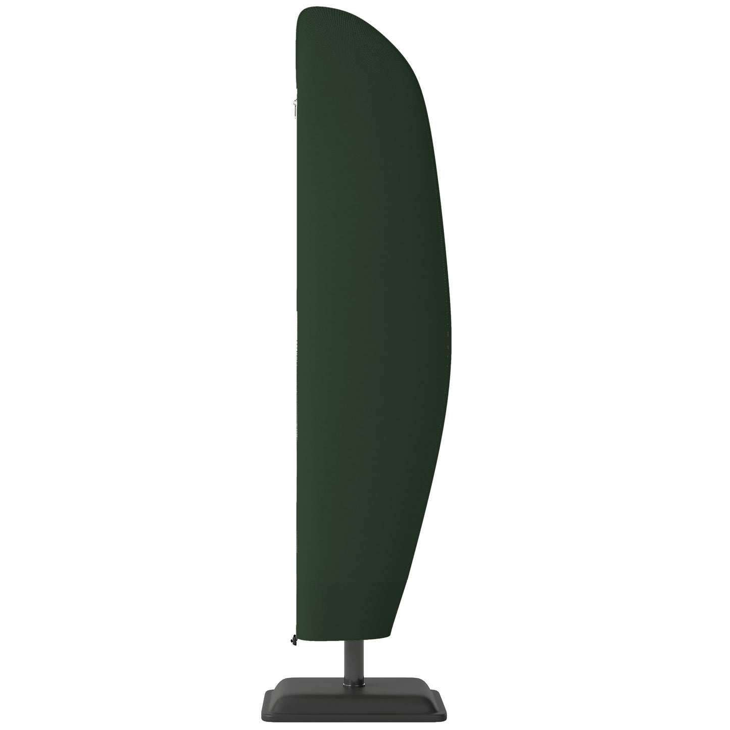 Parasol Cover | 300D Oxford & PVC Coating | Side Zip & Cord Lock | Fits 2-4m Umbrellas | Green