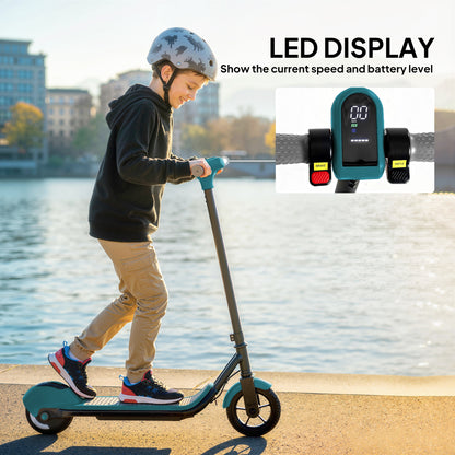 SPORTNOW Electric Scooter for Kids, with LED Display, Green / Black / Pink / Orange