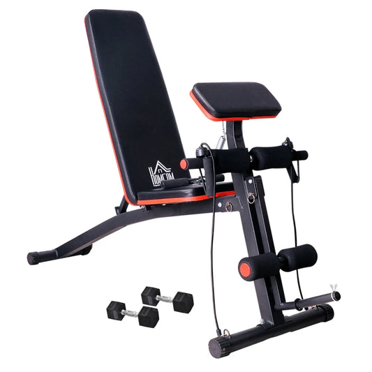 Adjustable Reclined Dumbbell Bench Weight Lifting Set Folding Sit Up Ab Bench Home Training Gym Multiuse Workout Exercise Fitness