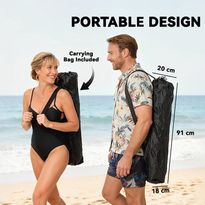 Reclining Camping Chair | Set of 2 | 4-Position Backrest | Detachable Footrest | Cup Holder | Breathable Mesh | 120kg | Grey