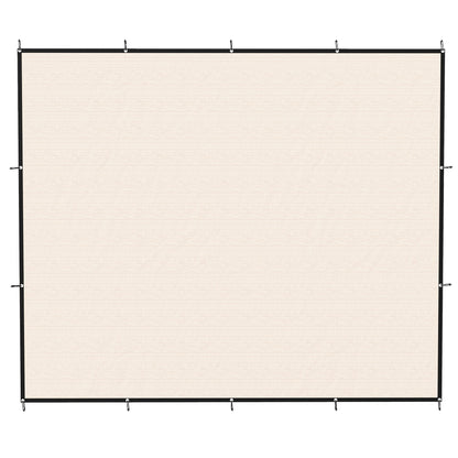 Sun Shade Sail | 3 x 3.6m | 85%+ UV Block | 180g/m² HDPE | 14 Eyelets | Beige