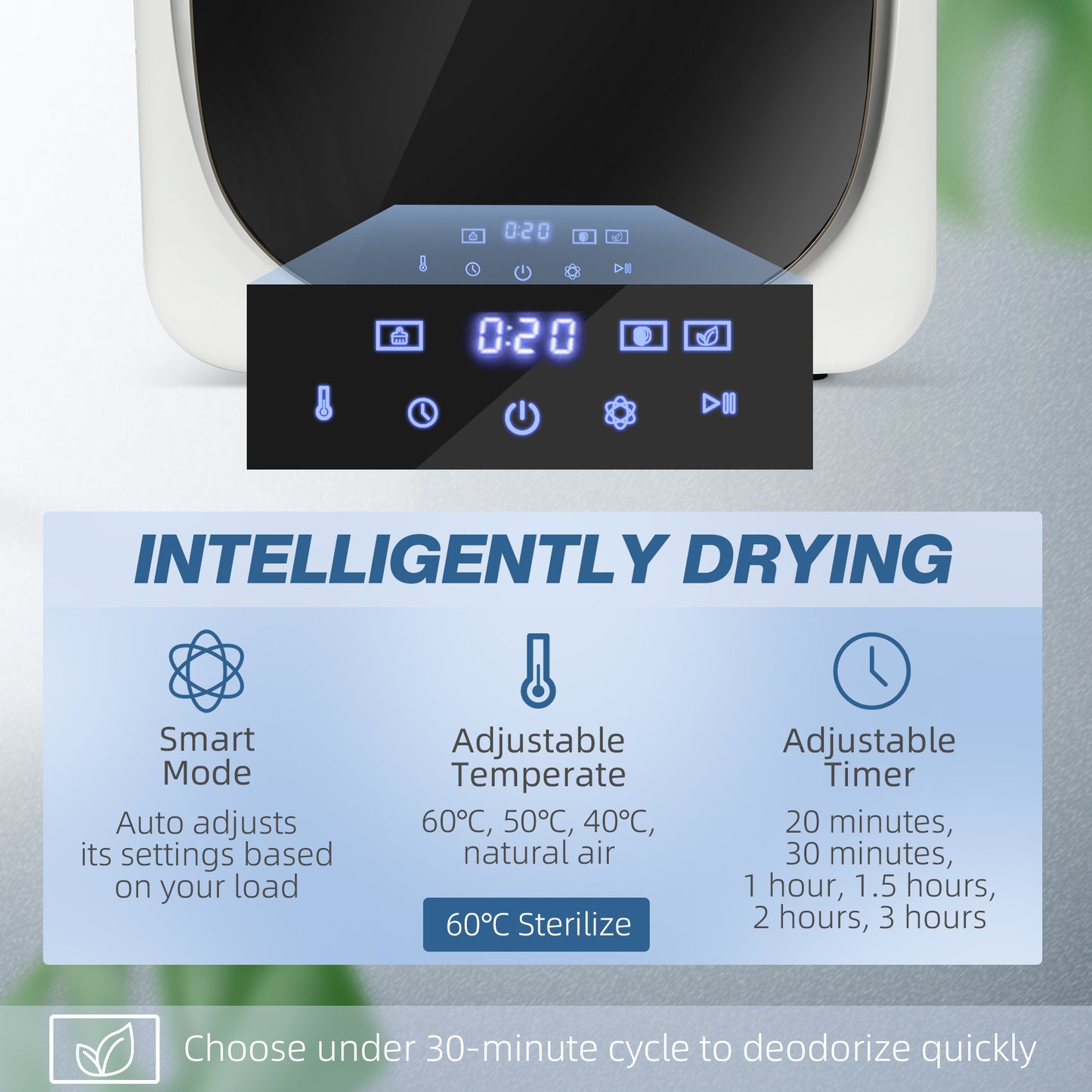 4kg Vented Tumble Dryer W/ Deodorise, Smart Mode, 800W Compact Tumble Dryer For Small Spaces, Front Loader For Flat, Home, RVs
