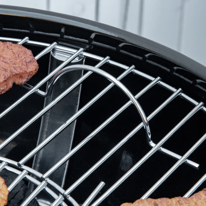 Outsunny Portable Kettle BBQ Charcoal Grill - Black