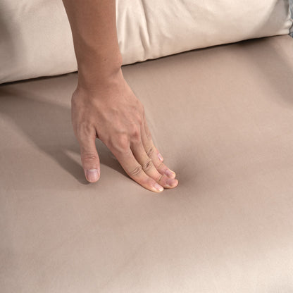 Click Clack Chair Bed, Convertible Single Chair Couch with 2 Cushions, for Living Room, Bedroom, Beige