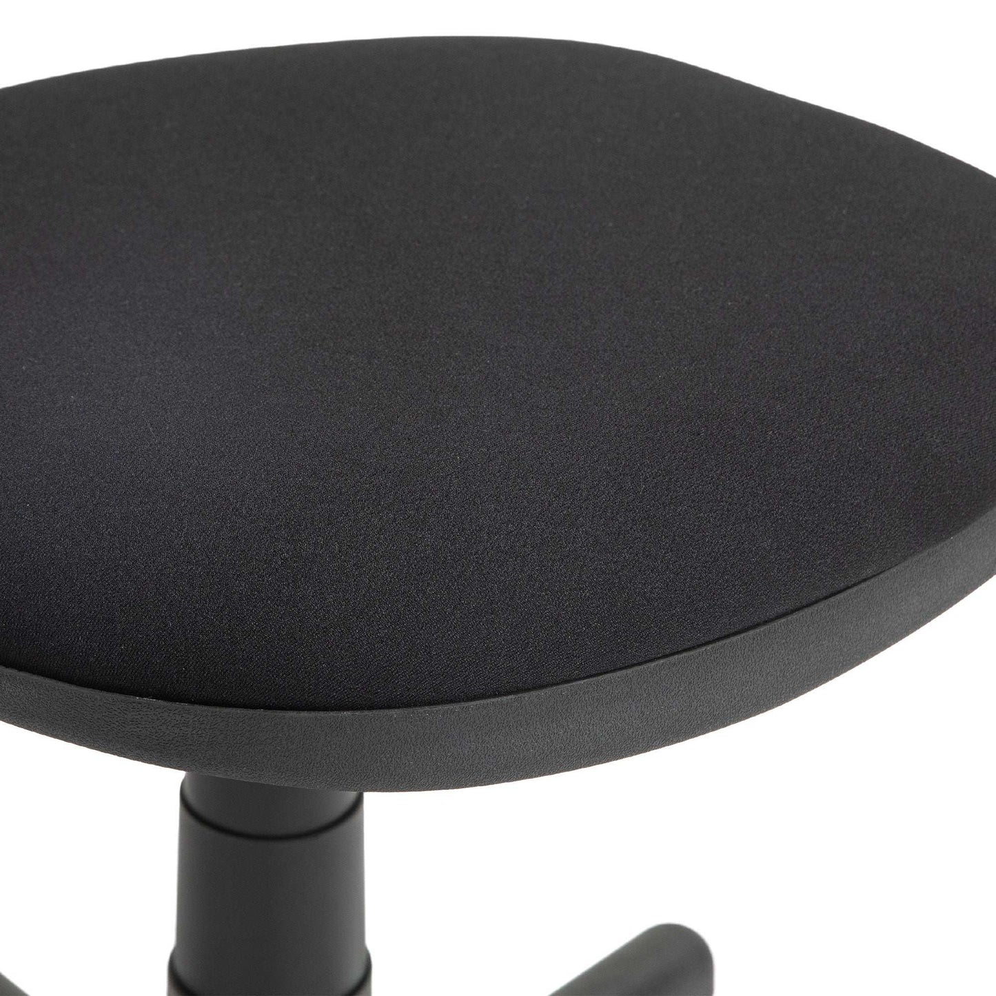 Small Simple Armless Office Chair - Black