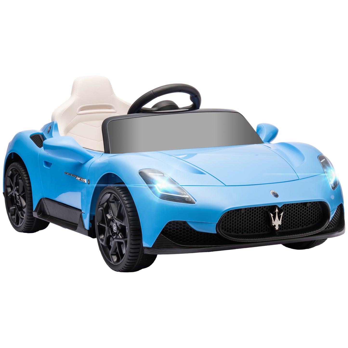 AIYAPLAY Maserati MC20 Licensed 12V Kids Electric Ride on Car with Remote Control, Spring Suspension