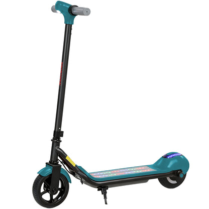 SPORTNOW Electric Scooter for Kids, with LED Display, Green / Black / Pink / Orange