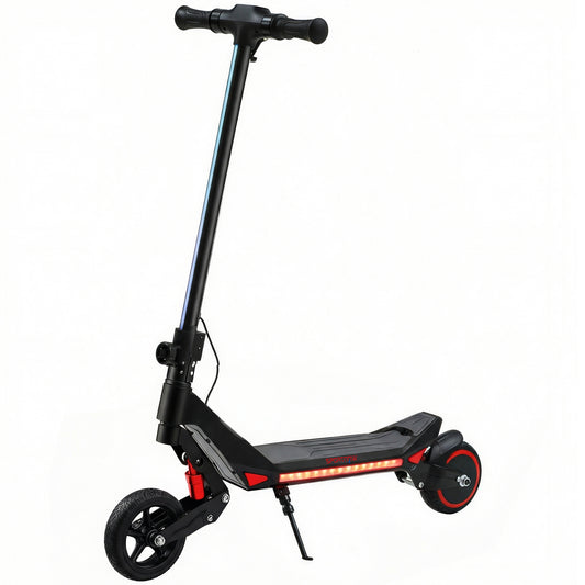 Electric Scooter for Kids, Foldable E Scooter for Age Age 6+ with LED Display, RGB lights, Up to 16km/h