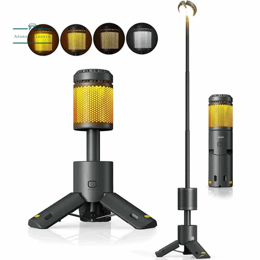 LED Outdoor Camping Lantern, UBS Rechargeable, Adjustable Colour Temperature Outdoor Portable Lantern, IP65 Waterproof 