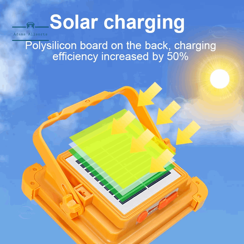  20000Mah Solar Rechargeable Camping Lantern High Power Bank LED Tent Light Repair Emergency Lamp