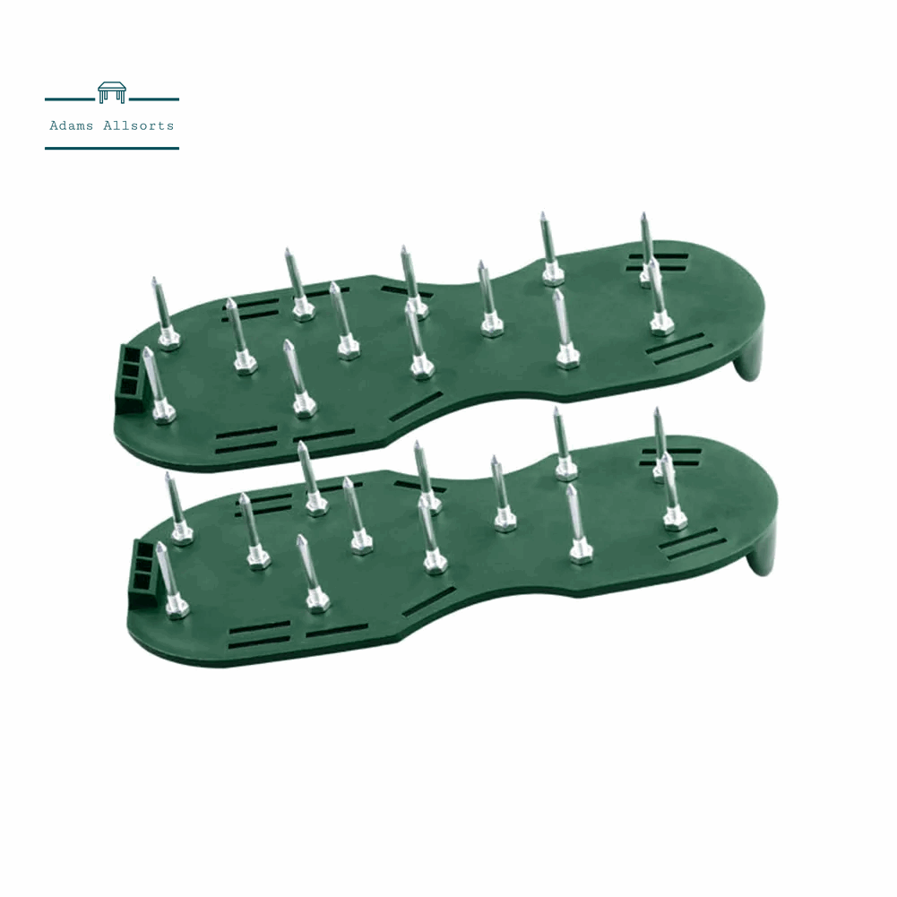 1 Pair Garden Lawn Aerator Shoes Grass Aerating Spike Sandals With Adjustable Straps