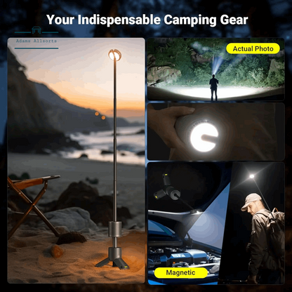 LED Outdoor Camping Lantern, UBS Rechargeable, Adjustable Colour Temperature Outdoor Portable Lantern, IP65 Waterproof 