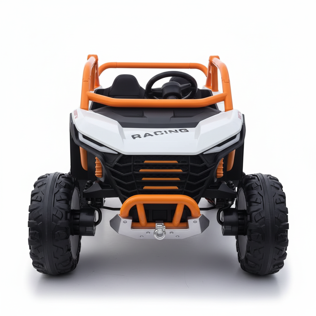 White Orange UTV front studio