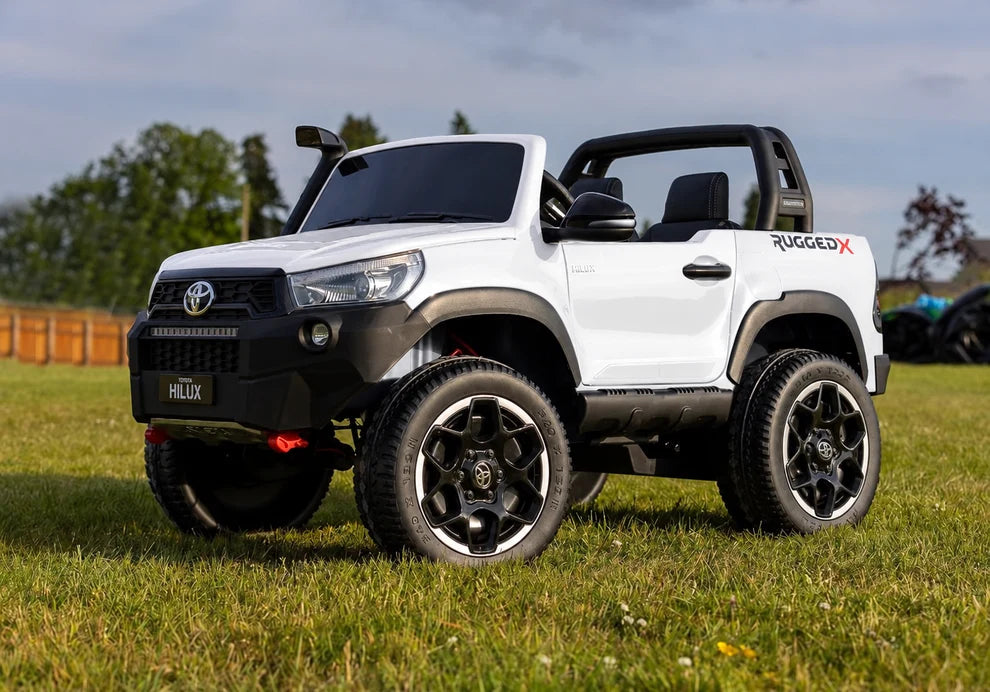 Toyota Hilux RuggedX 24V 2-Seater Ride-On Jeep | Licensed 4WD Kids Car with Remote & MP3