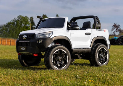 Toyota Hilux RuggedX 24V 2-Seater Ride-On Jeep | Licensed 4WD Kids Car with Remote & MP3