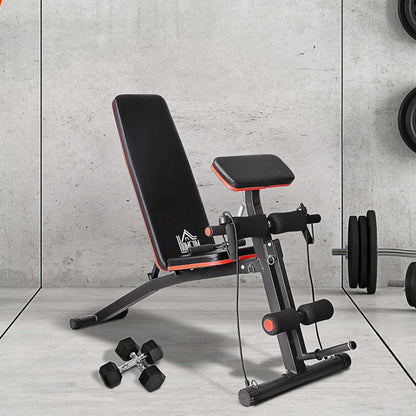 Adjustable Reclined Dumbbell Bench Weight Lifting Set Folding Sit Up Ab Bench Home Training Gym Multiuse Workout Exercise Fitness