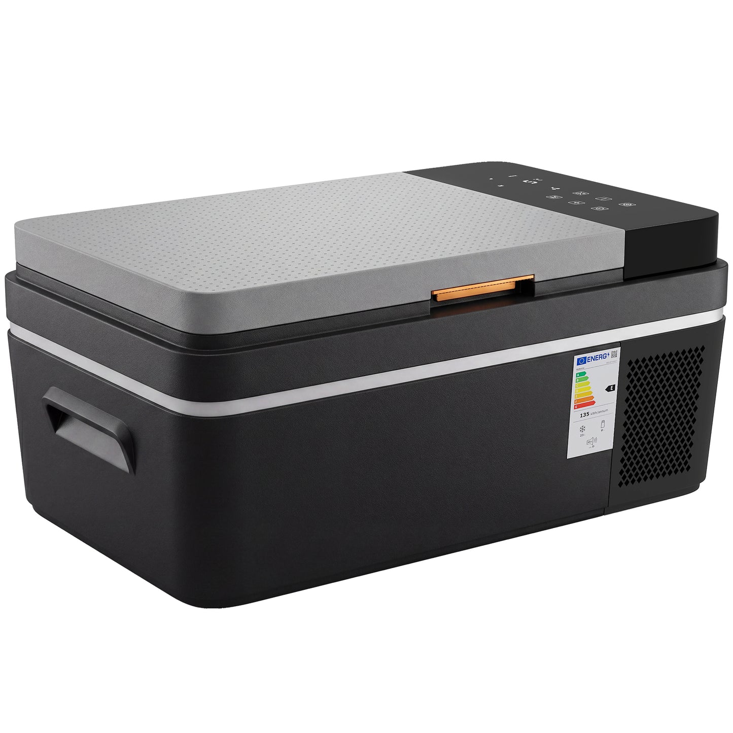 20L Compressor Car Fridge Freezer | Cools to 0°C in 15 Mins | -20°C to +20°C | Bluetooth App Control | LED Interior | MAX & ECO Modes | 12/24V DC & 100-240V AC | Black