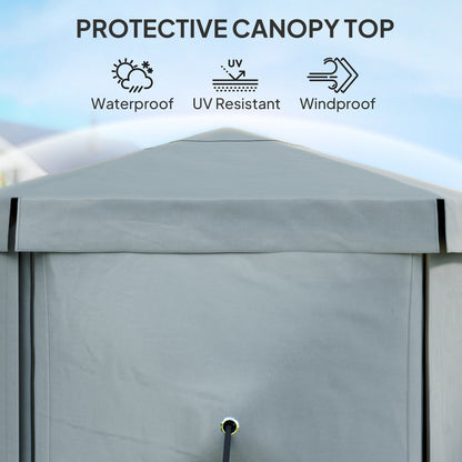 3 x 3(m) Hexagon Pop Up Gazebo with 5 Sides and Carry Bag, Waterproof, UV Resistant Party Tent Instant Event Shelter for Garden, Patio