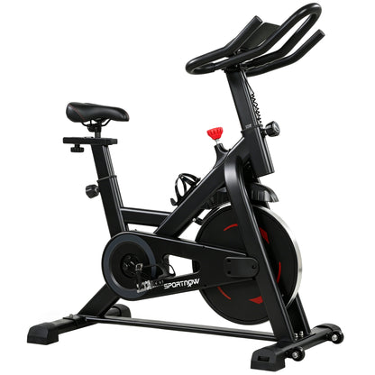 Indoor Exercise Bike | Magnetic Resistance | App Connected | Adjustable Seat | Black
